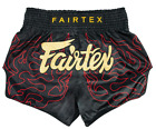 Fairtex BS1920 Black Lava Slim Cut Muay Thai Boxing Shorts - SMALL