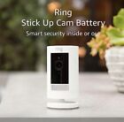 Ring - Stick Up Indoor/Outdoor Wireless 1080p Security Camera - White Brand-New