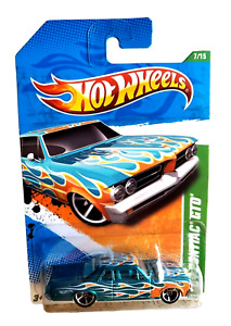 2010 Hot Wheels '64 PONTIAC GTO Treasure Hunts Blue & Yellow #7/15 1:64 57/244