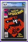 Web Of Spider-Man #37 CGC Graded 6.5 Marvel 1988 Newsstand Edition Comic Book.