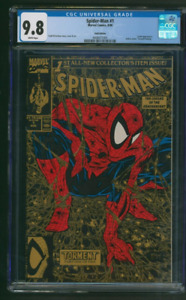 Spider-Man #1 Gold Variant 2nd Printing CGC 9.8 Marvel Comics 1990 McFarlane