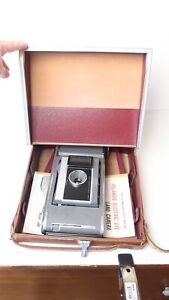 Vintage Polaroid Electric Eye Land Camera With Leather Case Model J66