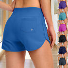 Womens Summer Shorts Elastic Waist Sport Yoga Gym Casual Beach Mini Hot Pants UK