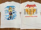 Anthrax Among The Living Tour 1987 T-Shirt Cotton Unisex Allsizes For Fans