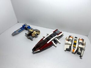 LEGO Star Wars Partials LOT: cabin 75051, snow speeder, aat 75080, etc.