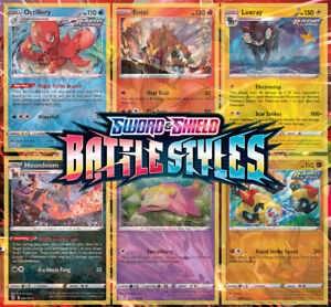 Pokemon TCG SWSH Battle Styles | Choose Your Card | Reverse Holo/Holo/Ultra Rare