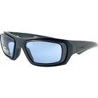 Wiley X Enzo Men's Plastic Safety Z87.2 Sunglass Matte Black 55-21 Expanded RX