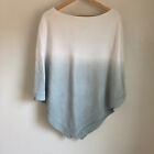 Barefoot dreams cozy chic poncho sweater one size plus Preowned