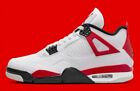 Air Jordan 4 Retro 'Red Cement' White/Fire Red-Black DH6927-161 Men's Size 13