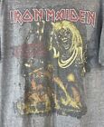 Iron Maiden Men's Size XL The Number Of The Beast Gray Short Sleeve Tshirt
