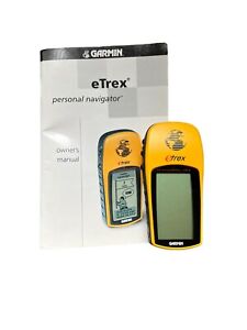 Garmin eTrex 12 Channel GPS Handheld Personal Navigator W/ Manual