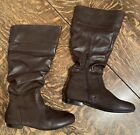 Women’s Brown Dream Pairs Boots Sz 9 Wide Never Worn