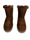 Holly Women's Twin Bow Classic Winter Snow Boots  US Size 9