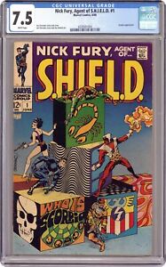 Nick Fury Agent of SHIELD #1 CGC 7.5 1968 4339501004