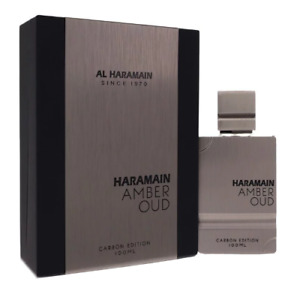 Amber Oud Carbon Edition by Al Haramain 3.3 oz EDP Perfume Women Men New in Box