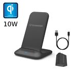 Techsmarter QI Wireless Charger Stand Dock iPhone Samsung Includes Wall Charger