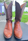 JUSTIN 9125 MEN'S  BROWN EXOTIC COWBOY WESTERN  Boots SIZE  11 D