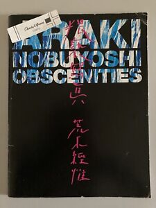 New ListingNobuyoshi Araki  OBSCENITIES 1994 1st ed SCARCE