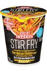 Nissin Cup Stir Fry Noodles, Fiery Korean Chicken, 2.96 Oz, Pack of 6