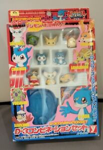 8 Digimon Figures D-3 Combination set Dolls JAPAN Digimon Adventure Yutaka 2000