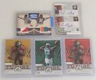 Cadillac Williams + Ronnie Brown 5 Card RC Lot: Dual Auto, Worn Patches, Low #'d