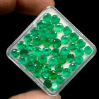 50 Pcs Natural Green Onyx 5mm Round Cut Loose Untreated Gemstones Wholesale Lot
