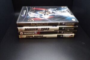 Nintendo GameCube games with and without cases