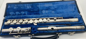 Antique 1928 Haynes Solid Sterling Flute LP CL G# Great Condition w/ Case