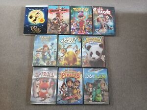 Lot of 10 Children Family Fun Adventure Movies DVD Bundle PG Rated Kid Friendly