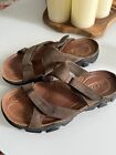 Keen Sandals Womens 8 Brown Leather Sarasota Slide Outdoor Hiking Comfort Shoes
