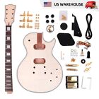 DIY Electric Guitar Kit Flame Maple Top binding Archtop FREE SHIPPING