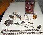 Atq Vtg 12Pc STERLING SILVER 925 JEWELRY LOT Most Marked JJ~Coro~Beau~BMCo~More