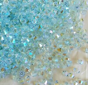 Swarovski Crystal 5301 4mm bicone beads, Light Azore AB2X (36 pcs)