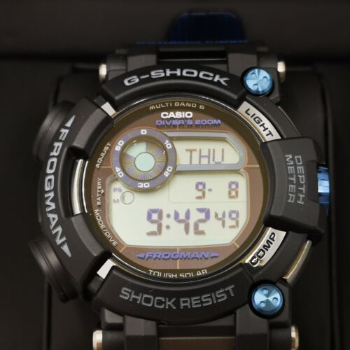 CASIO G-SHOCK GWF-D1000B-1JF Blue Master of G FROGMAN 6 Men's Watch New in Box
