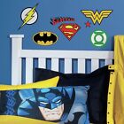 RoomMates RMK2749SCS DC Superhero Logos Peel and Stick Wall Decals 16 count