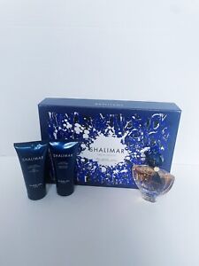 SHALIMAR By Guerlain 3PC Gift Set 1.6 oz/ 50 ml EDT Spray For Women NIB