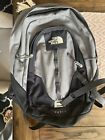 The North Face Vault Backpack Grey Color Book Bag Camping Hiking Pack EUC