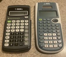 Texas Instruments TI-30Xa & TI-30XS Multiview Calculators Both Work Fine