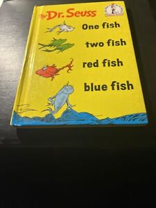 One Fish Two Fish Red Fish Blue Fish By Dr Seuss 1960 Edition Early Issue