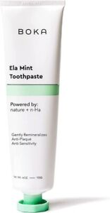 Boka Ela Mint Toothpaste Set Tubes Nano-Hydroxyapatite Remineralize Exp 2/26