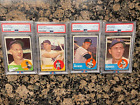 New Listing1963 TOPPS LOT OF #52 INCLUDES 4 GRADED CARDS AND ROOKIES AND HALL OF FAMERS
