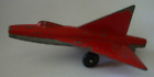 Vintage Original Red Tootsietoy Airplane Delta Jet Original