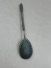 Antique Cloisonne Enamel Russian Imperial Silver 84 Hallmark  Spoon 4 inches