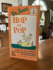Dr. Seuss Hop On Pop VHS 1989 Plus 2 More Dr. Seuss Classics Beginner Book Video