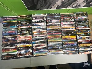 about 220 DVD movie LOT reseller bulk wholesale SOME SEALED NA4