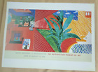 David Hockney Poster Los Angeles County Museum of Art 1988 Retrospective Exhibit