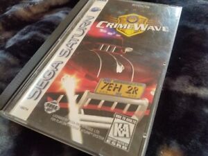 New ListingCrimeWave (Sega Saturn, 1997) Complete In Box Very Clean Copy