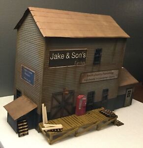 S Scale Jake and Sons Structure Kit Laser Cut