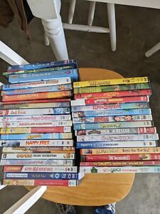 Lot Of 36 Kids DVDs ( 2 Sealed ) Untested