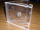5 New Quality 10.4mm Double 2 CD Jewel Cases w/Clear Tray PSC36CANADA FREE S&H